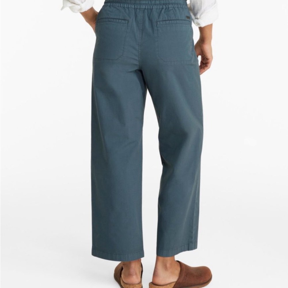 LL Bean Wide-Leg Rooftop Pants size small - Picture 2 of 8